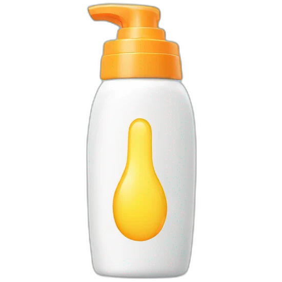 Sunscreen bottle emoji