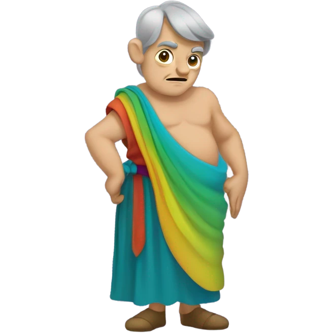 Quasimodo wearing a dress emoji