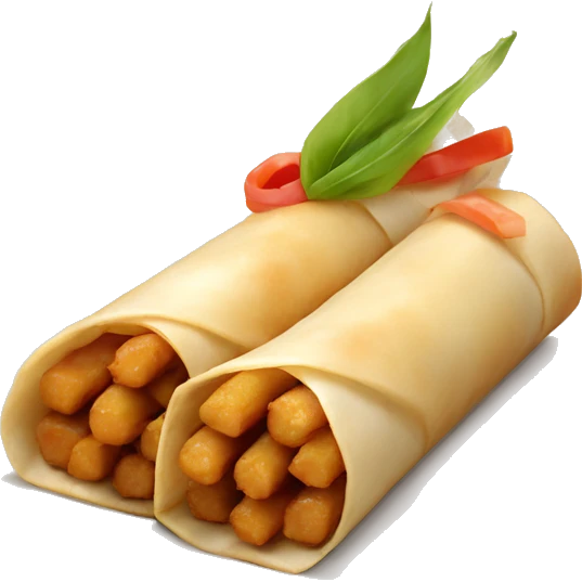 Lumpia filipino dish emoji