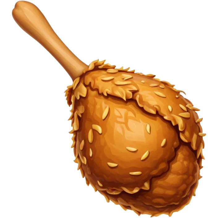 fried chicken drumstick emoji