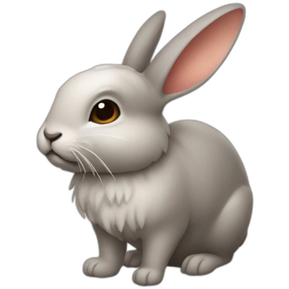 Conejo saliendo de una chistera emoji