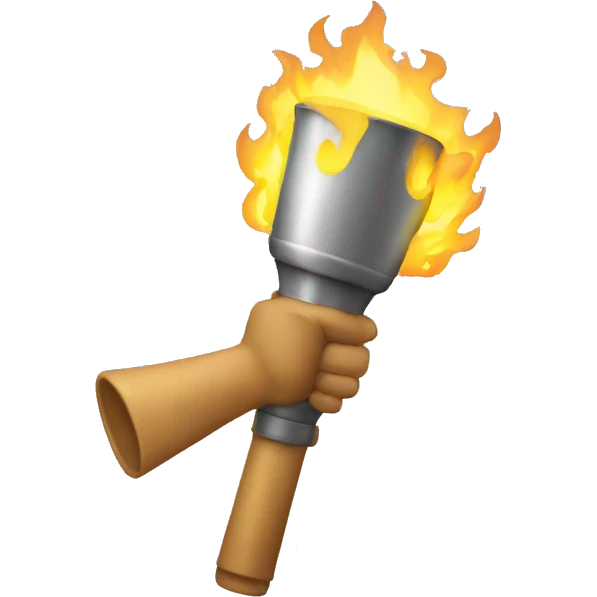 torch to torch emoji
