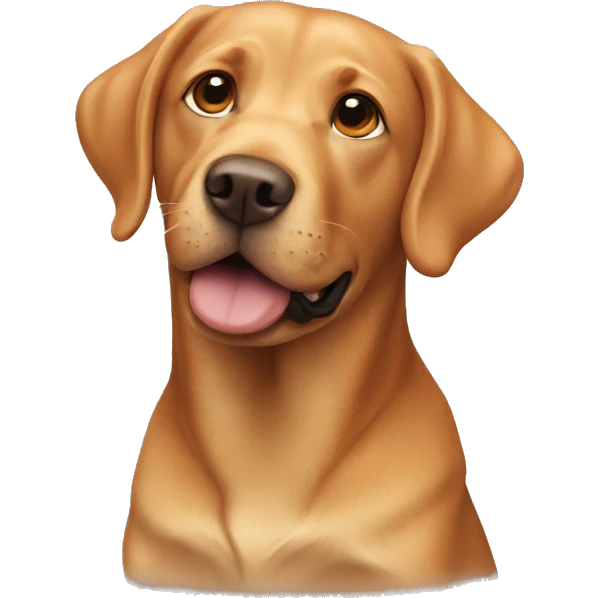 ginger labrador emoji
