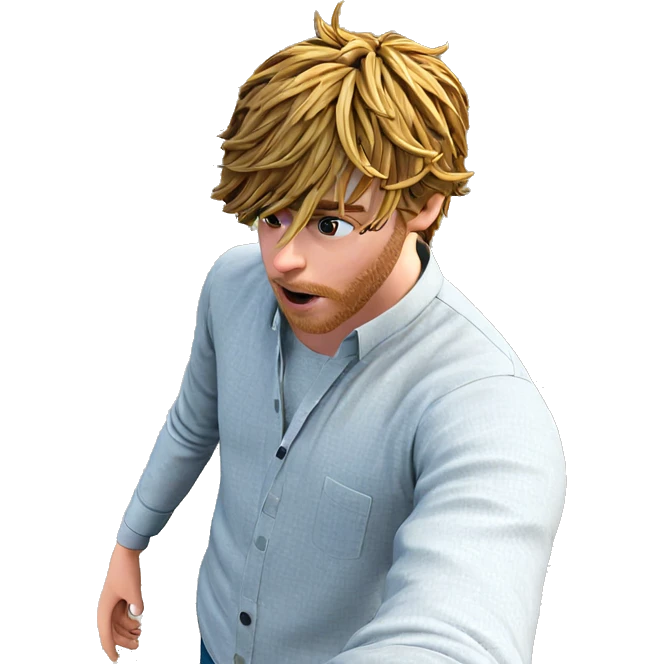 boy enjoying nature under tree emoji