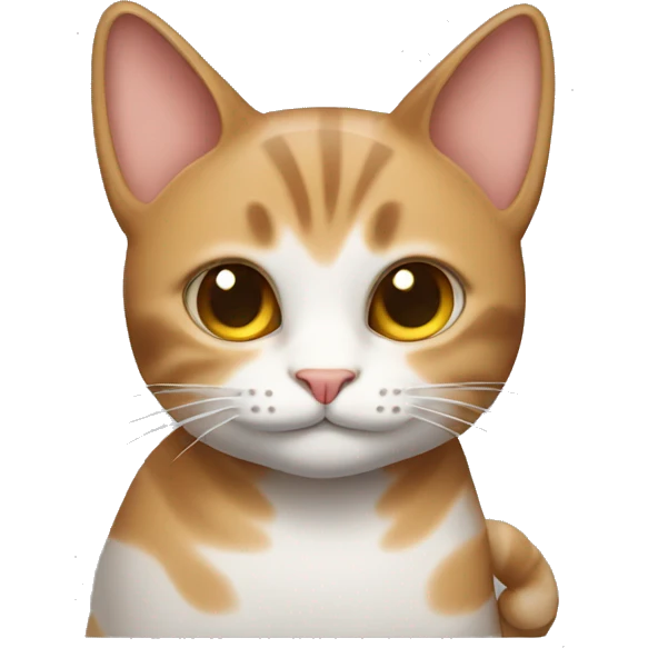a cat wearing pan emoji