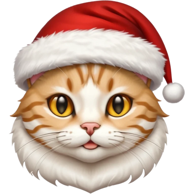 Christmas cat emoji