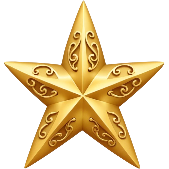  calligraphy star emoji