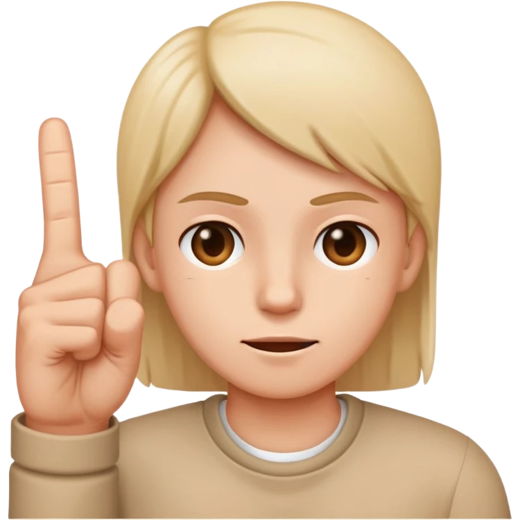 a face that gives the middle fingers emoji