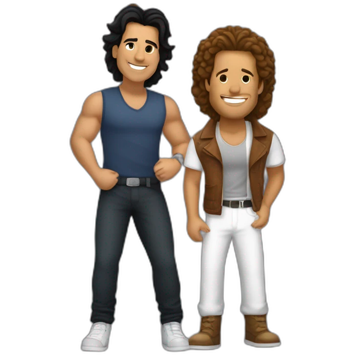 Carlos vives and romeo santos emoji