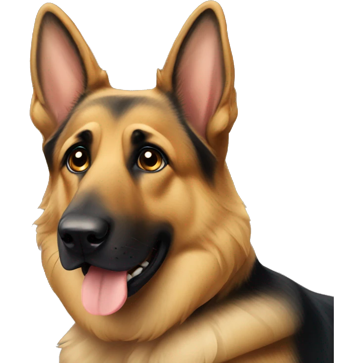 German shepherd  emoji