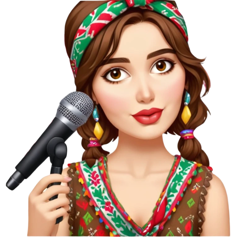 Colorful Singer emoji