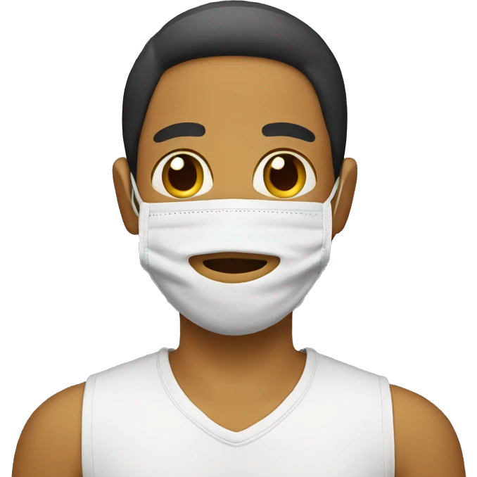 relaxed face with face mask emoji