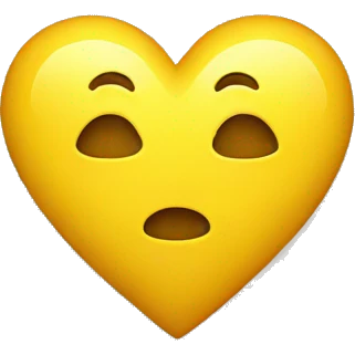 yellow heart emoji