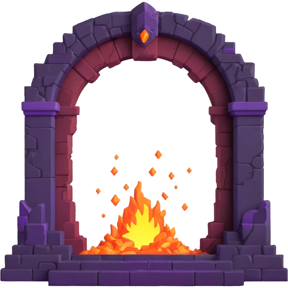 Minecraft Nether portal emoji
