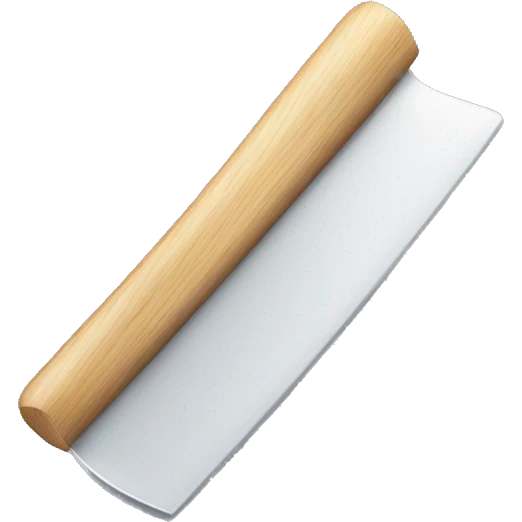 squeegee with long wooden handle emoji