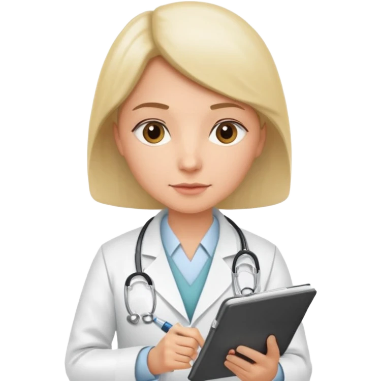 BLOCO DE NOTAS MEDICO ESCREVENDO emoji