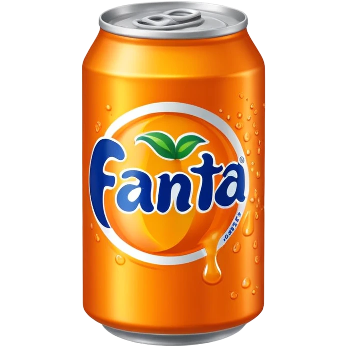 a bright orange Fenta can emoji