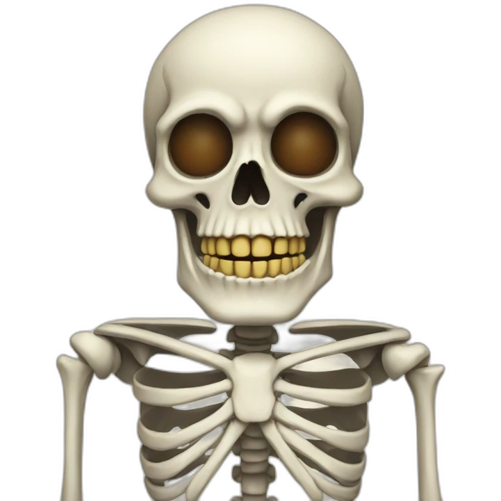 Skeleton Halloween emoji