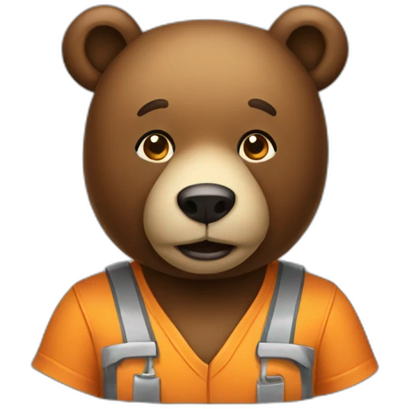 Worker Bear emoji