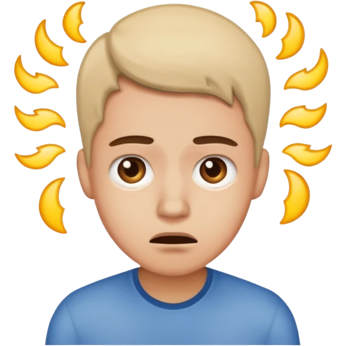 Overstimulated emoji