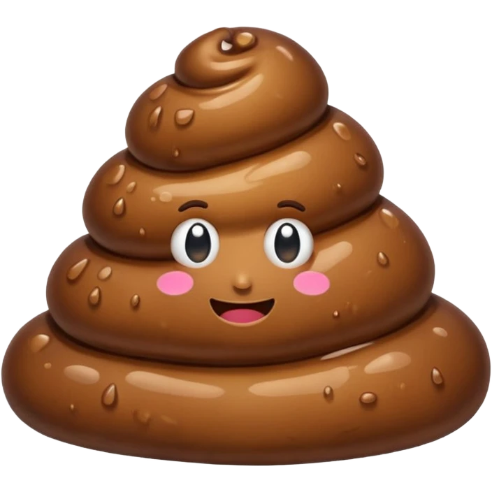Caca qui pleu emoji