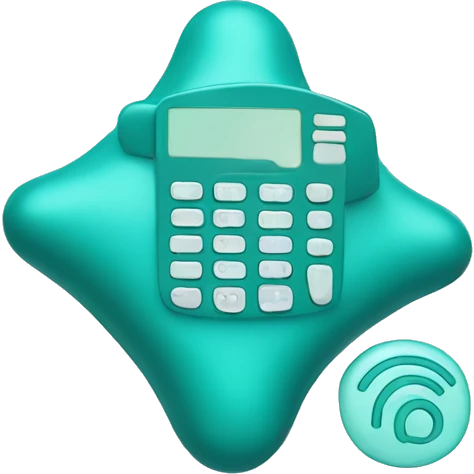 Large 5G in teal color with a phone icon emoji