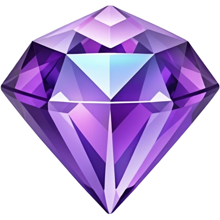 glitter purple crystal diamond emoji