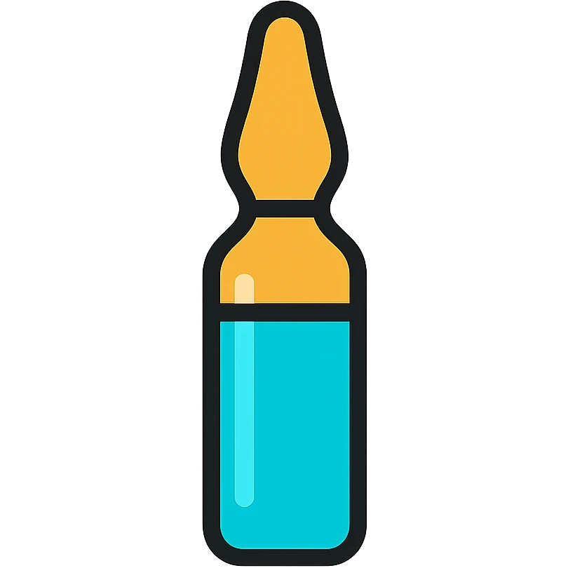 ampoule, colorful and outlined emoji