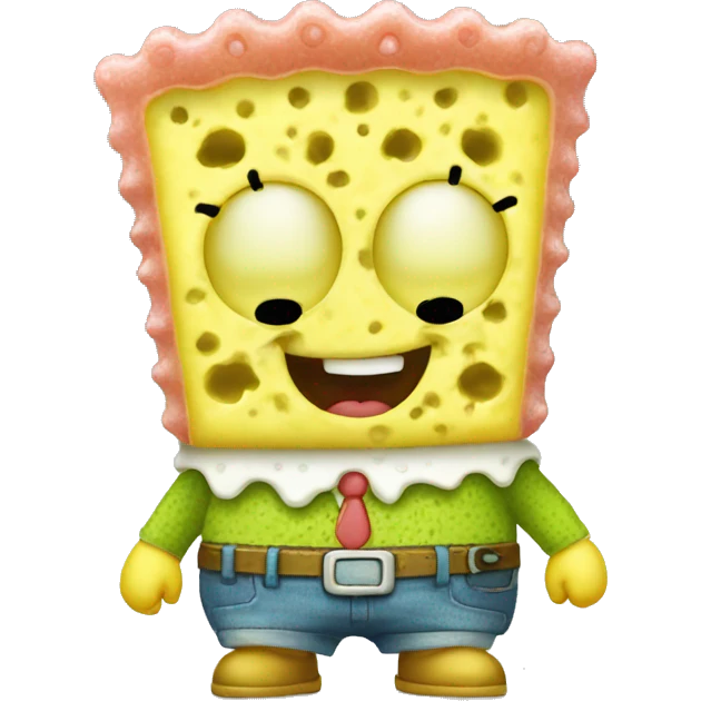 cute baby sponge bob emoji