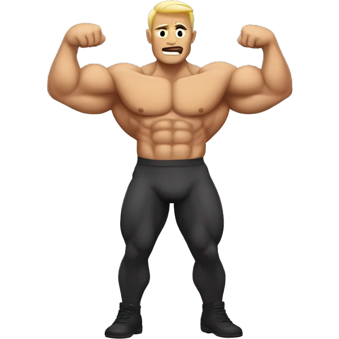 Muscle men emoji