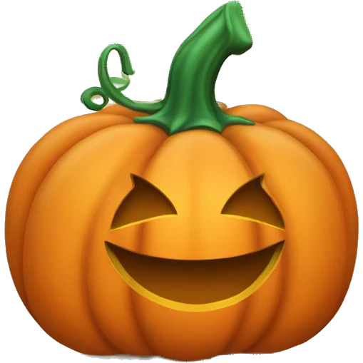 pumpkin gift box emoji