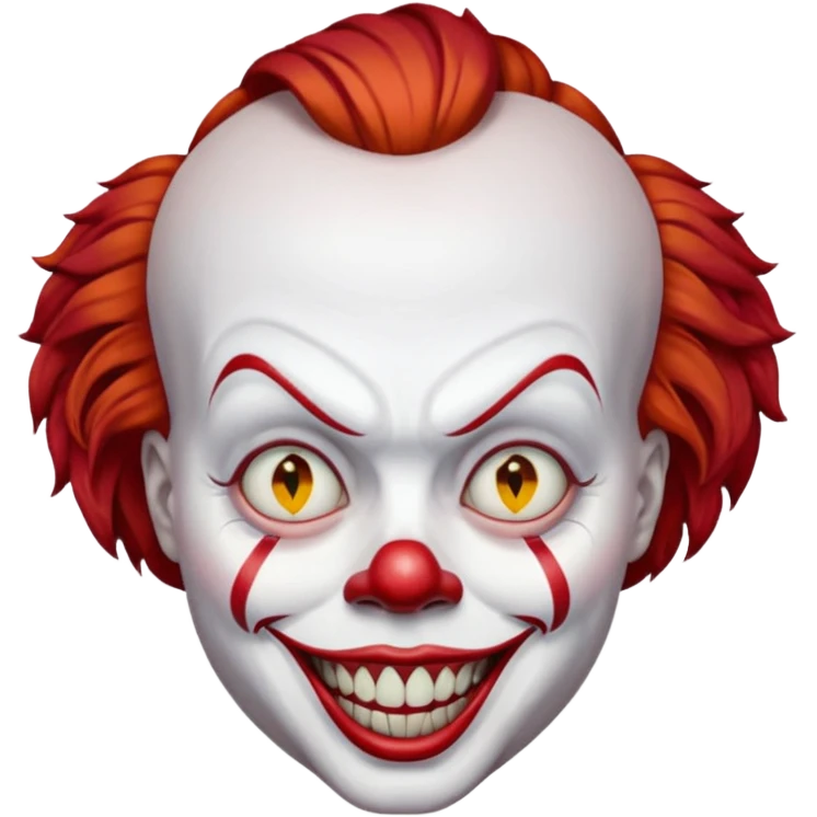 create a pennywise clown emoji