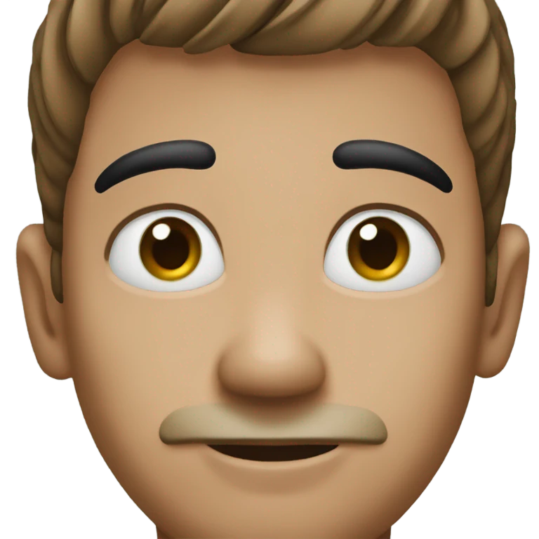 😃 with eyebrows  emoji
