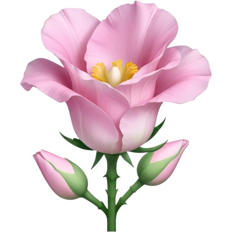 Beautiful light pink flower Eustoma emoji