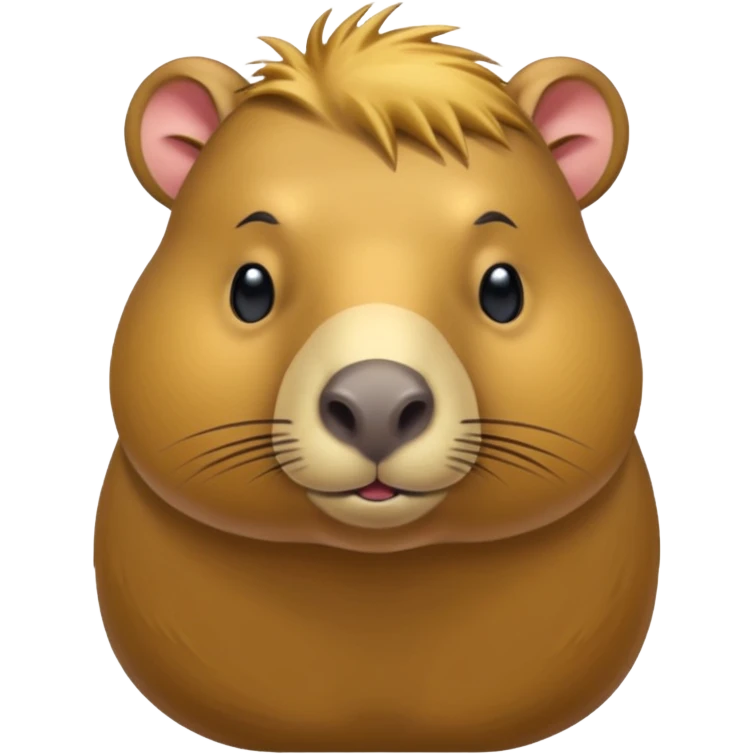uma moeda de capybara muito fofinha emoji