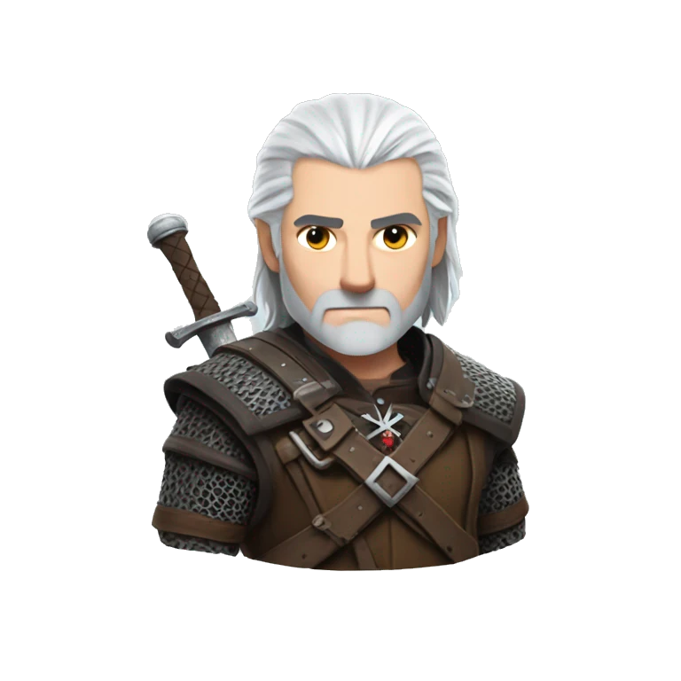 Geralt of Rivia emoji