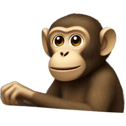 Monkey in a car emoji