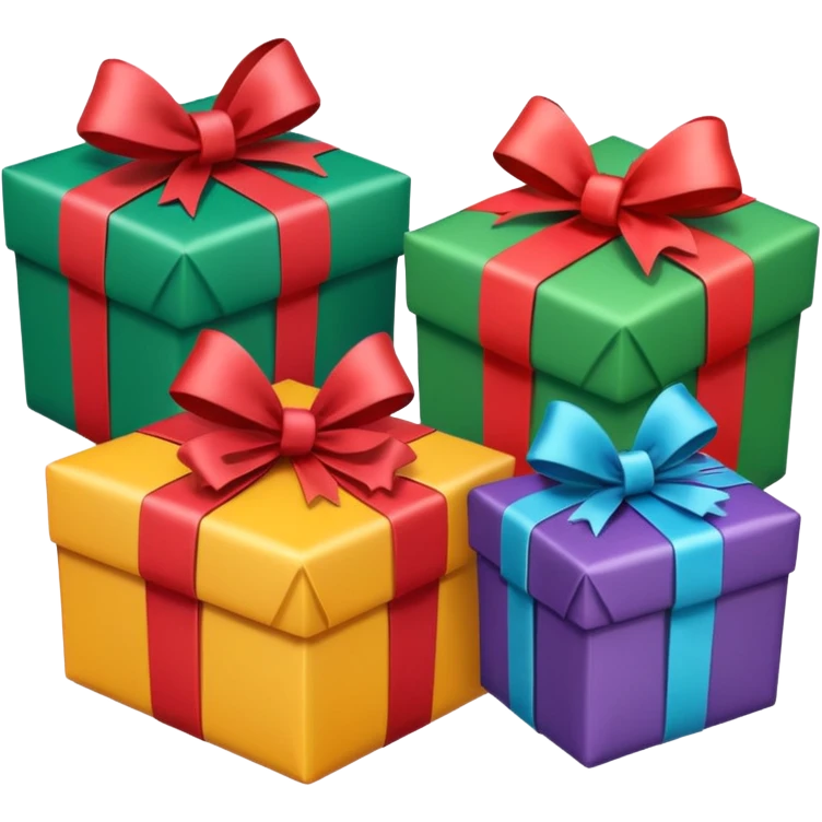 presentes de natal emoji