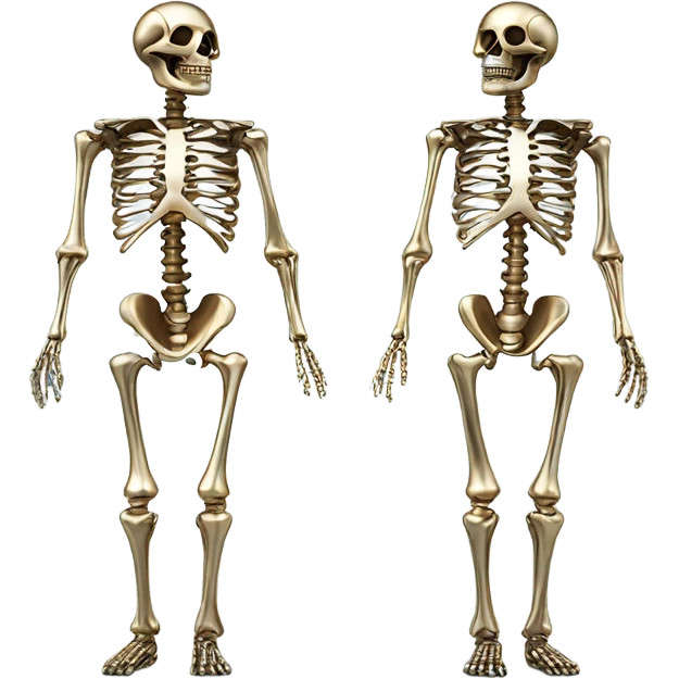 chrome skeleton  emoji