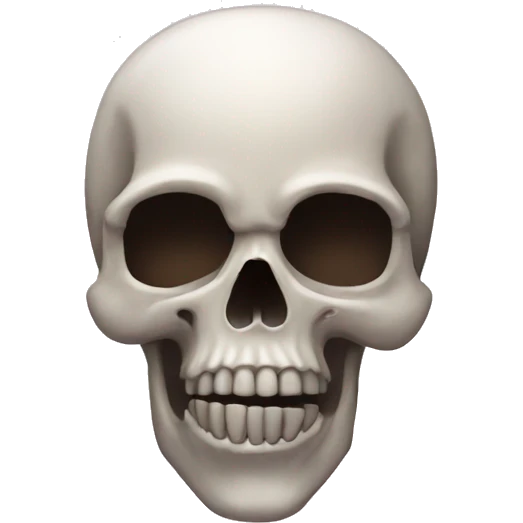 Skull heart eyes emoji