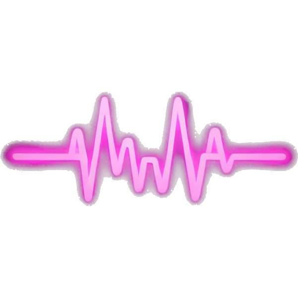 pink pulse line emoji