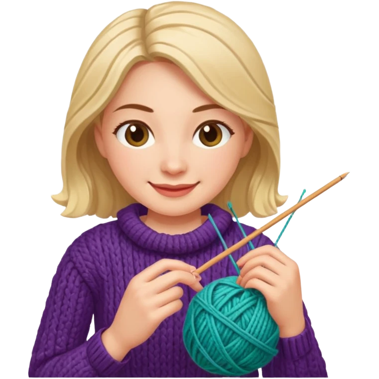  Woman Knitting emoji emoji
