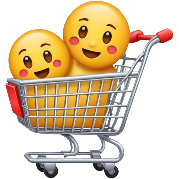 Create emoji shopping emoji