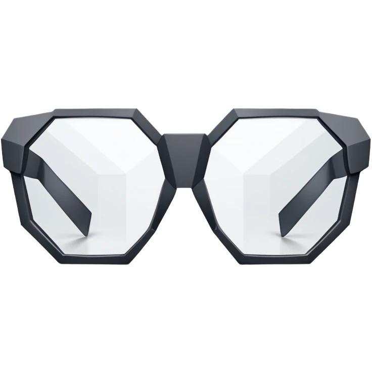 Origami glasses  emoji