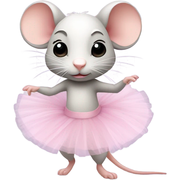 Pink Ballerina rat emoji