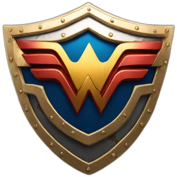 wonder woman shield emoji