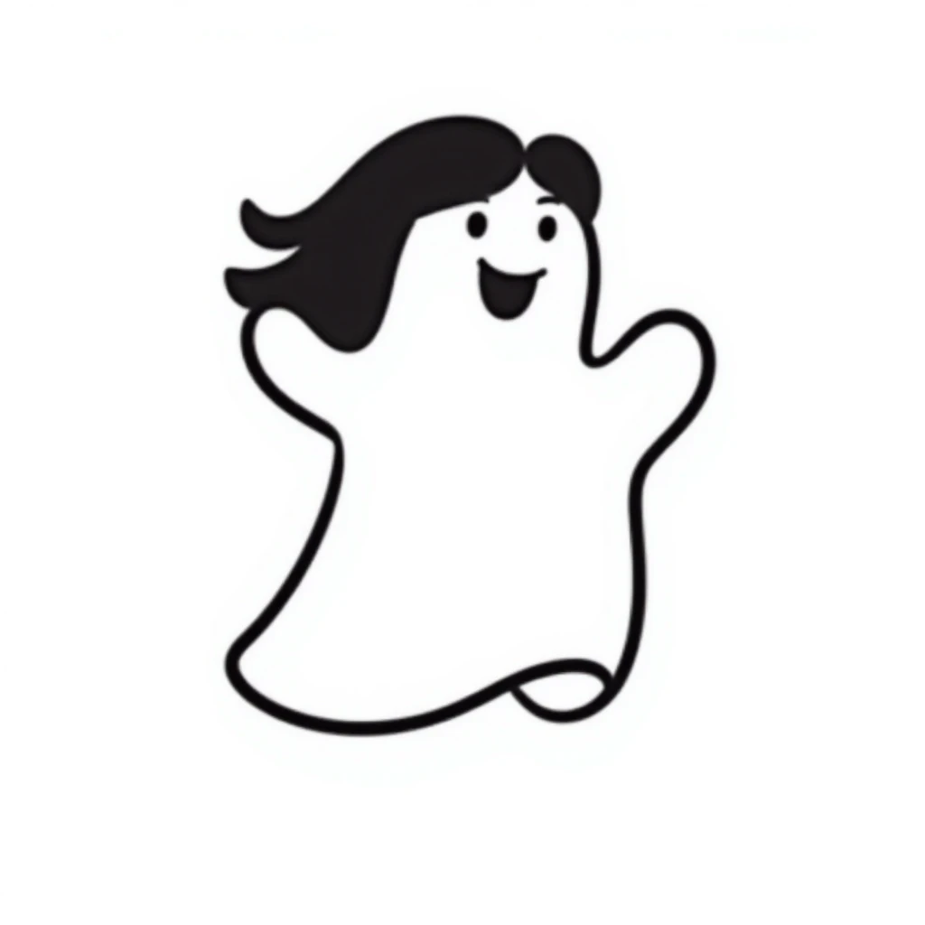 smiling ghost emoji