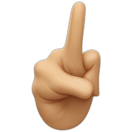 pointing emoji