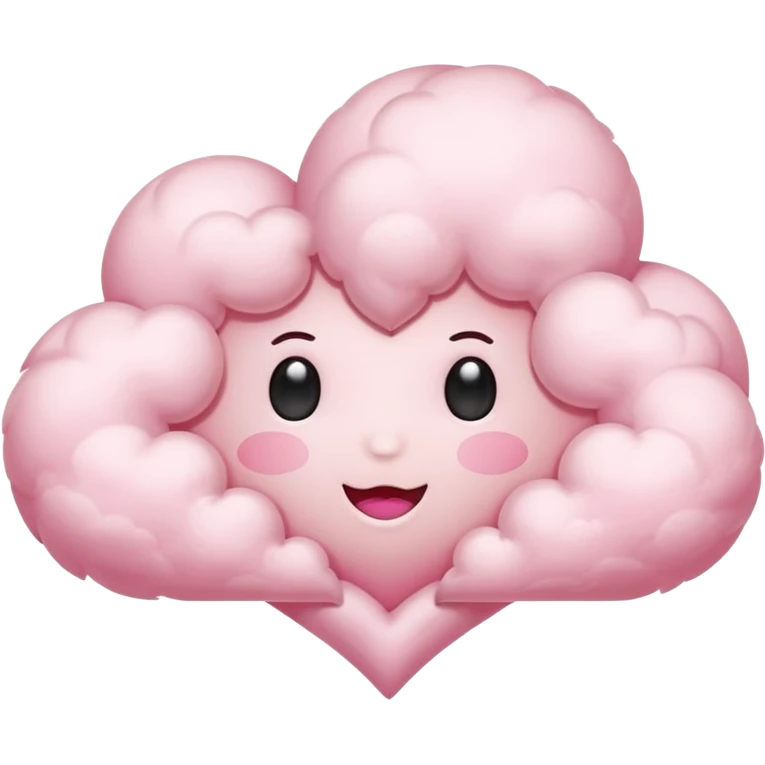 pink heart cloud emoji