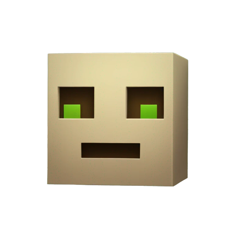 Minecraft Grass Block Logo emoji